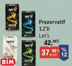 LET’S PREZERVATİF 12’Lİ LET’S PREZERVATİF 12’Lİ